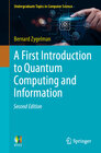 Buchcover A First Introduction to Quantum Computing and Information