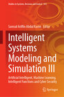 Buchcover Intelligent Systems Modeling and Simulation III