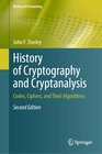 Buchcover History of Cryptography and Cryptanalysis