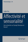 Buchcover Affectivité et sensorialité