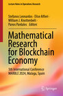 Buchcover Mathematical Research for Blockchain Economy