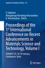 Buchcover Proceedings of the 1st International Conference on Recent Advancements in Materials Science and Technology, Volume I