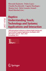 Buchcover Haptics: Understanding Touch; Technology and Systems; Applications and Interaction