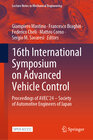 Buchcover 16th International Symposium on Advanced Vehicle Control