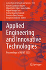 Buchcover Applied Engineering and Innovative Technologies