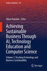 Buchcover Achieving Sustainable Business Through AI, Technology Education and Computer Science