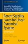 Buchcover Recent Stability Issues for Linear Dynamical Systems