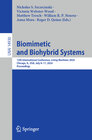 Buchcover Biomimetic and Biohybrid Systems