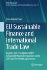 Buchcover EU Sustainable Finance and International Trade Law