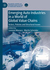 Buchcover Emerging Auto Industries in a World of Global Value Chains