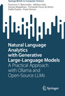 Buchcover Natural Language Analytics with Generative Large-Language Models