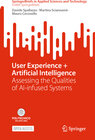Buchcover User Experience + Artificial Intelligence