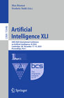 Buchcover Artificial Intelligence XLI