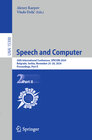 Buchcover Speech and Computer