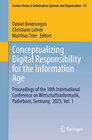 Buchcover Conceptualizing Digital Responsibility for the Information Age