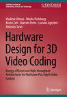 Buchcover Hardware Design for 3D Video Coding