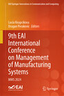 Buchcover 9th EAI International Conference on Management of Manufacturing Systems