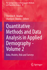 Buchcover Quantitative Methods and Data Analysis in Applied Demography - Volume 2