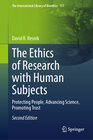 Buchcover The Ethics of Research with Human Subjects