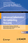 Buchcover Advanced Informatics for Computing Research
