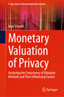 Buchcover Monetary Valuation of Privacy