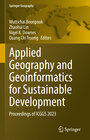 Buchcover Applied Geography and Geoinformatics for Sustainable Development
