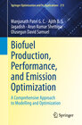 Buchcover Biofuel Production, Performance, and Emission Optimization