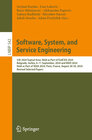 Buchcover Software, System, and Service Engineering