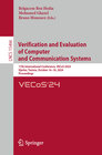 Buchcover Verification and Evaluation of Computer and Communication Systems