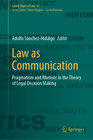 Buchcover Law as Communication