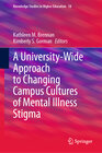 Buchcover A University-Wide Approach to Changing Campus Cultures of Mental Illness Stigma