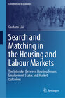 Buchcover Search and Matching in the Housing and Labour Markets