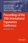 Buchcover Proceedings of the 10th International Ergonomics Conference