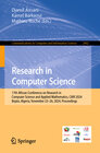 Buchcover Research in Computer Science