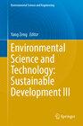 Buchcover Environmental Science and Technology: Sustainable Development III