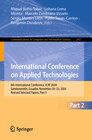 Buchcover International Conference on Applied Technologies