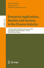 Buchcover Enterprise Applications, Markets and Services in the Finance Industry