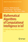 Buchcover Mathematical Algorithms of Computational Intelligence in IoT