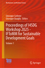 Buchcover Proceedings of I4SDG Workshop 2025 - IFToMM for Sustainable Development Goals