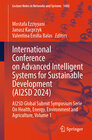 Buchcover International Conference on Advanced Intelligent Systems for Sustainable Development (AI2SD 2024)