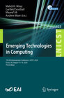 Buchcover Emerging Technologies in Computing