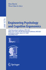 Buchcover Engineering Psychology and Cognitive Ergonomics