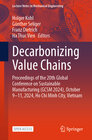 Buchcover Decarbonizing Value Chains