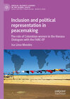 Buchcover Inclusion and political representation in peacemaking