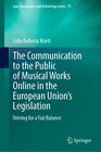 Buchcover The Communication to the Public of Musical Works Online in the European Union’s Legislation