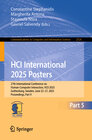 Buchcover HCI International 2025 Posters