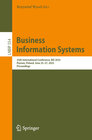 Buchcover Business Information Systems