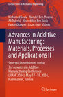 Buchcover Advances in Additive Manufacturing: Materials, Processes and Applications II