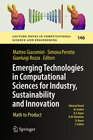 Buchcover Emerging Technologies in Computational Sciences for Industry, Sustainability and Innovation