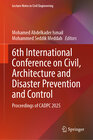 Buchcover 6th International Conference on Civil, Architecture and Disaster Prevention and Control